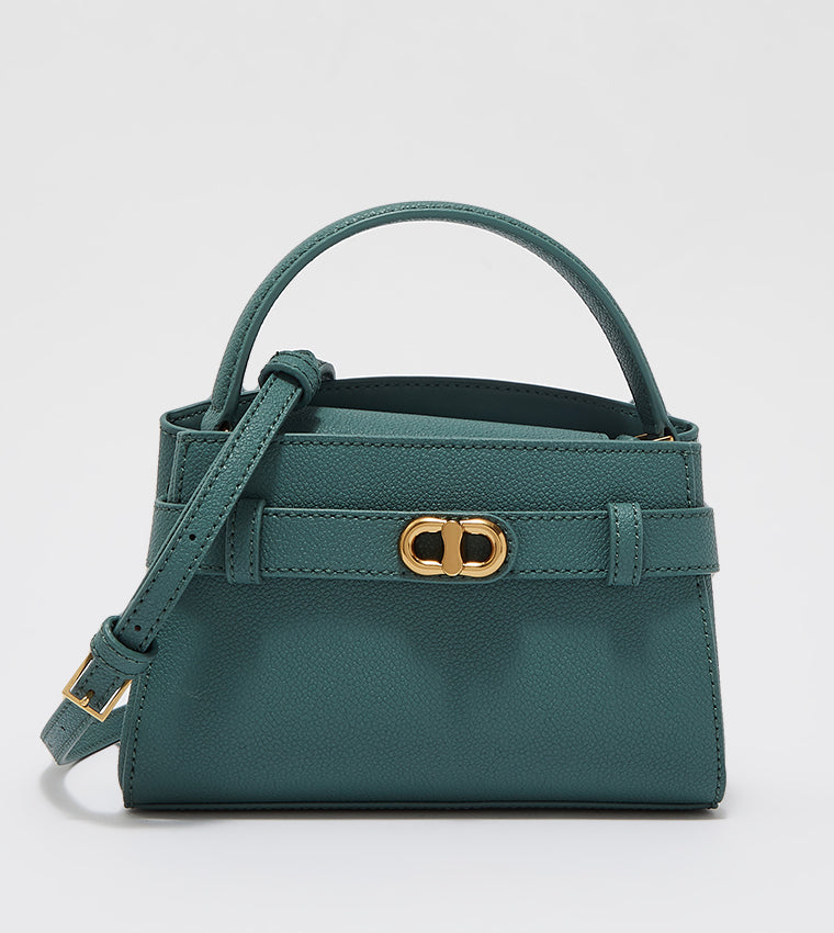 Aubrielle Croc-Effect Top Handle Bag