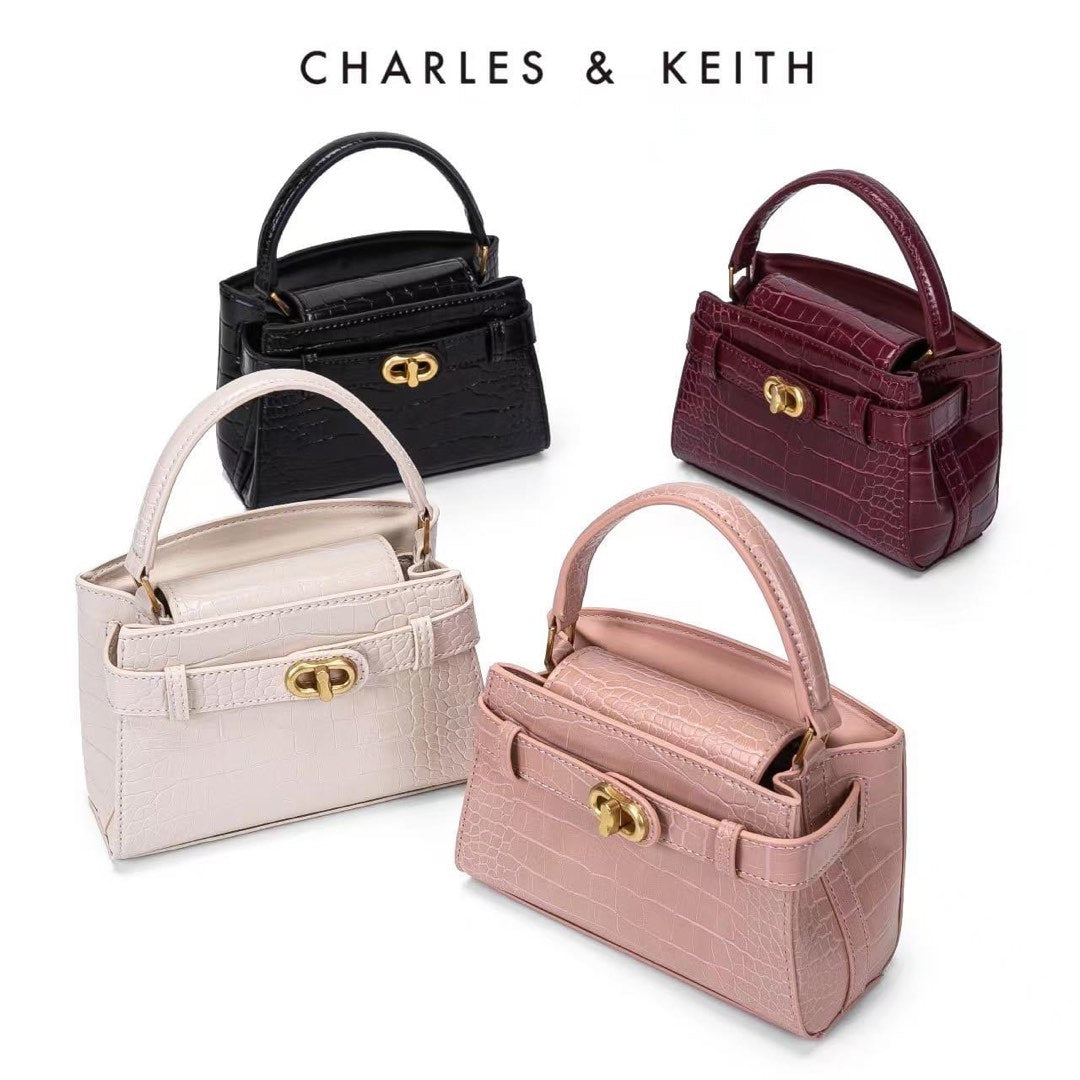 Aubrielle Croc-Effect Top Handle Bag